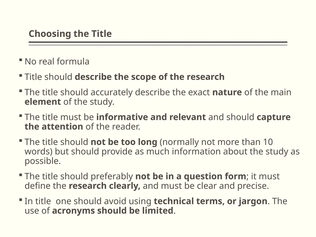 Choosing a Topic Intensive Regular Program EAW - - slide 7 of 20