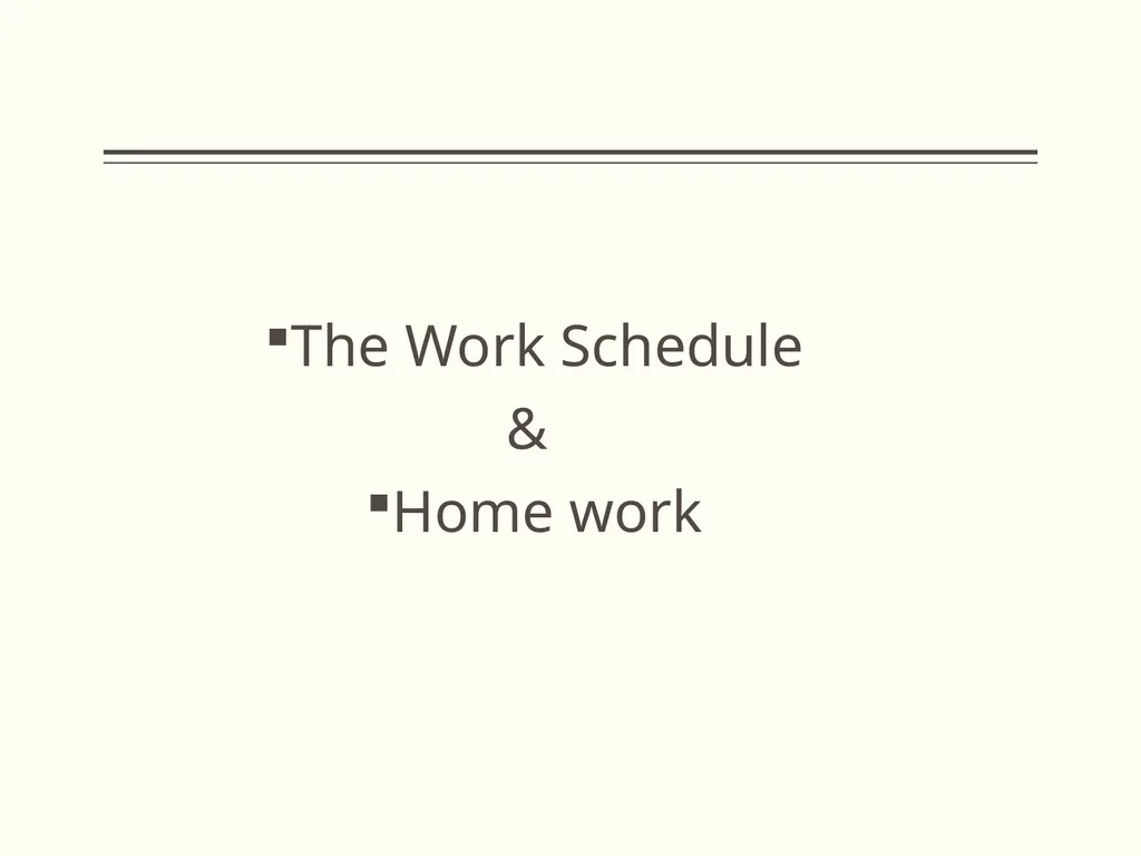 Choosing a Topic Intensive Regular Program EAW - - slide 13 of 20