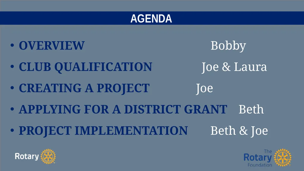 TITLE D6780 Grant Qualification & Management - slide 3 of 52