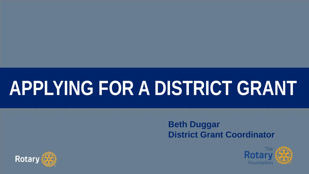 TITLE D6780 Grant Qualification & Management - slide 29 of 52