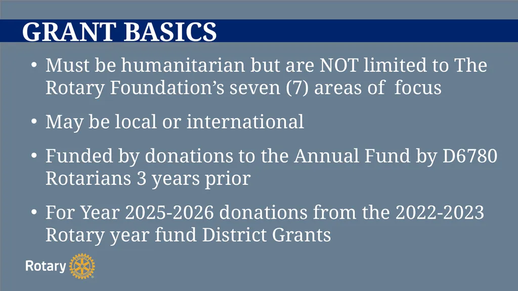 TITLE D6780 Grant Qualification & Management - slide 8 of 52