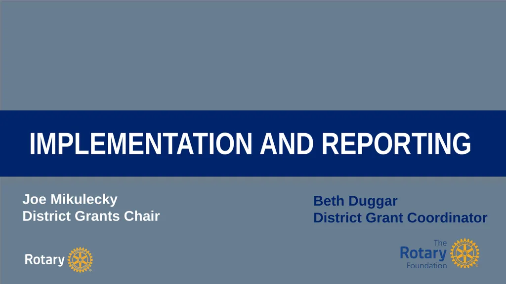 TITLE D6780 Grant Qualification & Management - slide 39 of 52