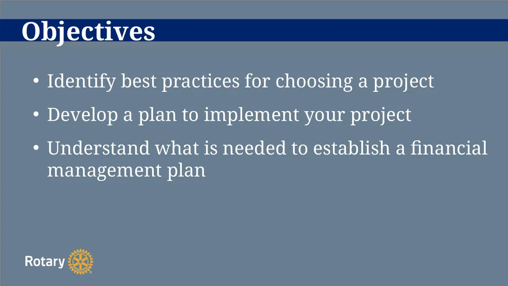 TITLE D6780 Grant Qualification & Management - slide 22 of 52