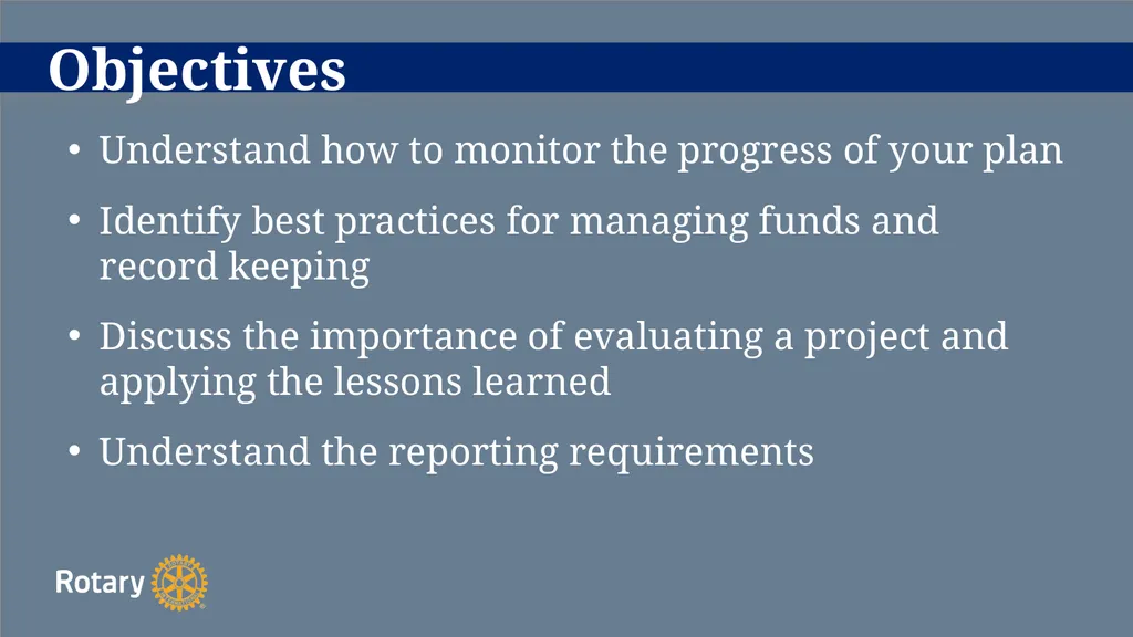 TITLE D6780 Grant Qualification & Management - slide 40 of 52