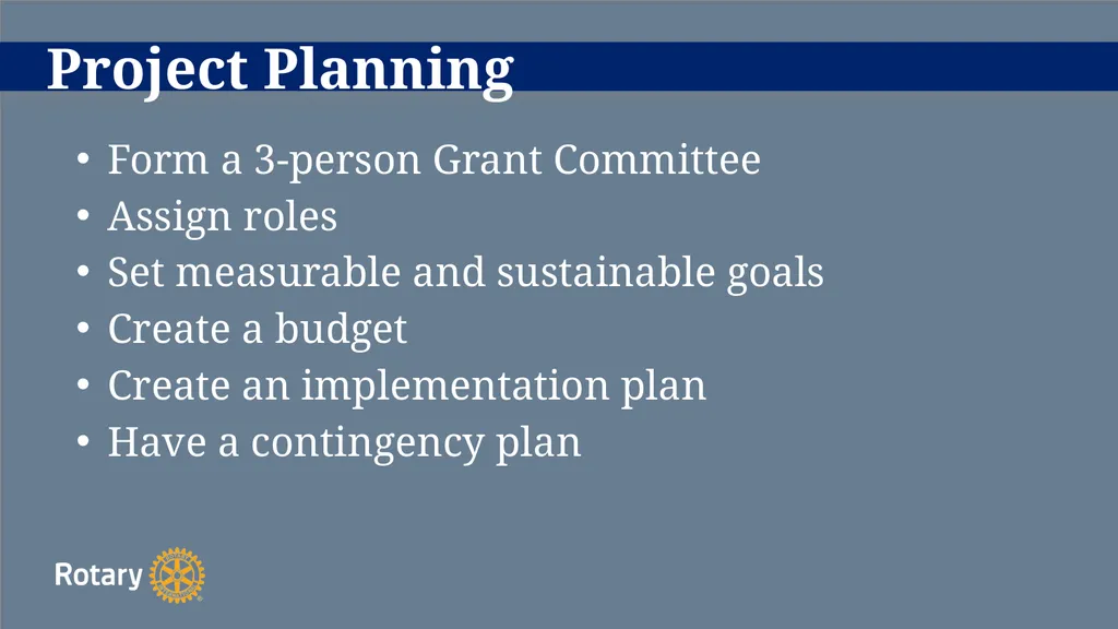 TITLE D6780 Grant Qualification & Management - slide 26 of 52