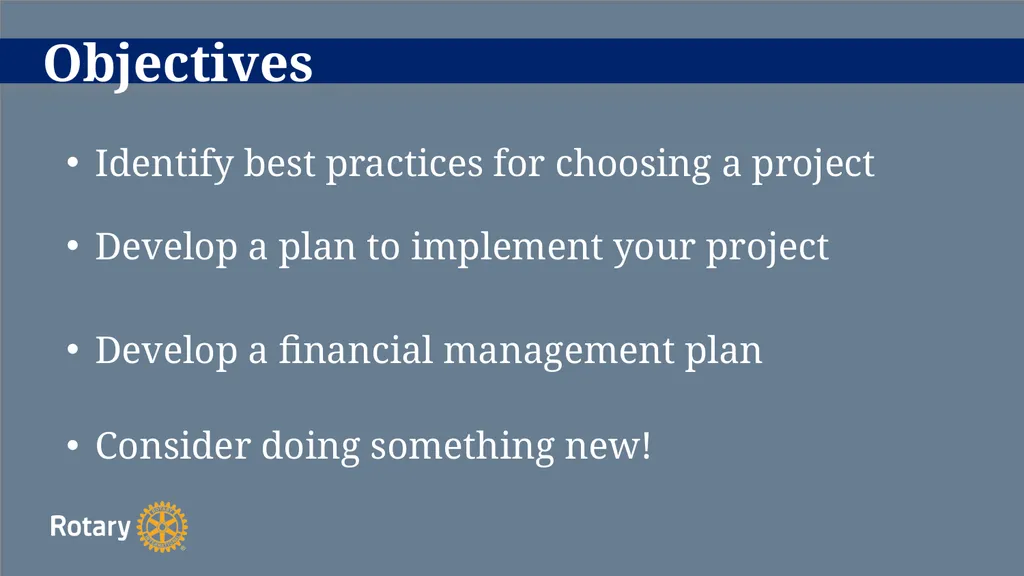TITLE D6780 Grant Qualification & Management - slide 22 of 40