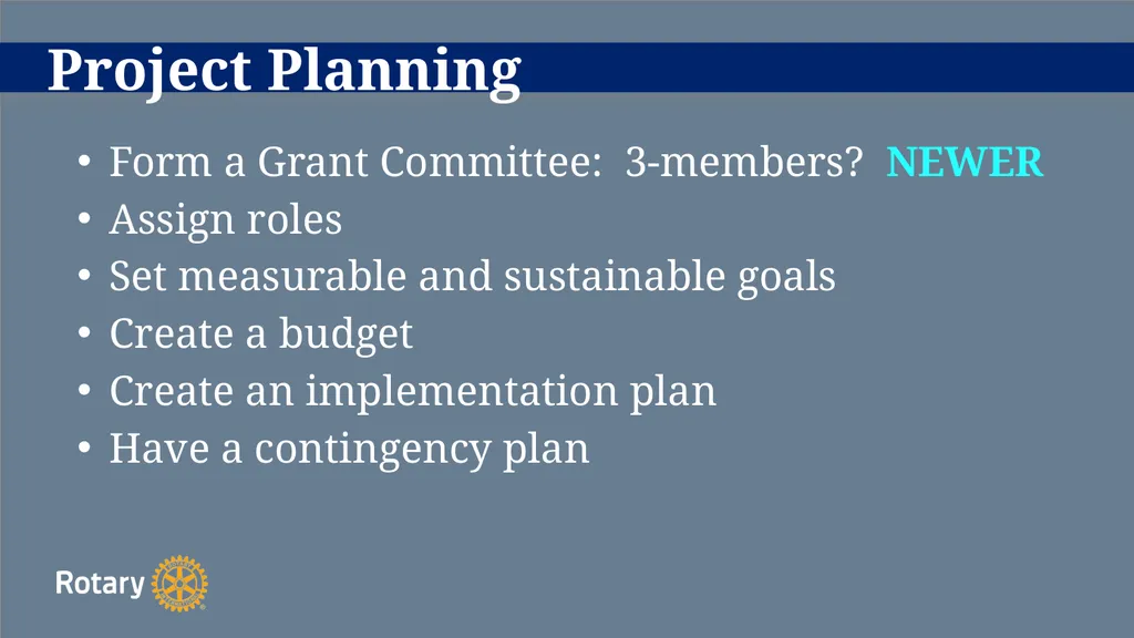 TITLE D6780 Grant Qualification & Management - slide 26 of 40