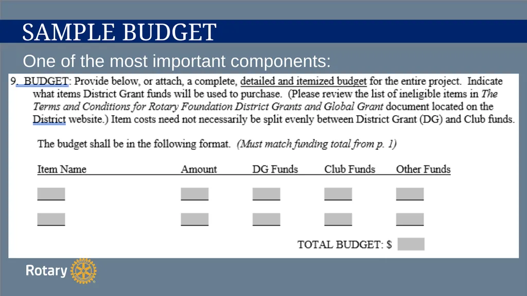 TITLE D6780 Grant Qualification & Management - slide 31 of 40