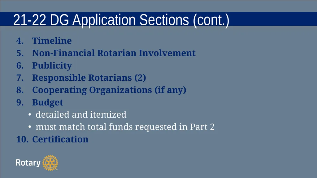 TITLE D6780 Grant Qualification & Management - slide 40 of 58