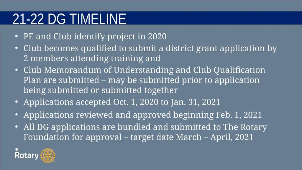 TITLE D6780 Grant Qualification & Management - slide 9 of 58