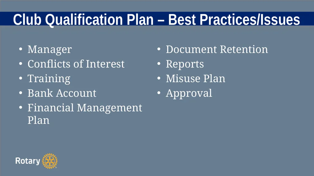 TITLE D6780 Grant Qualification & Management - slide 23 of 58