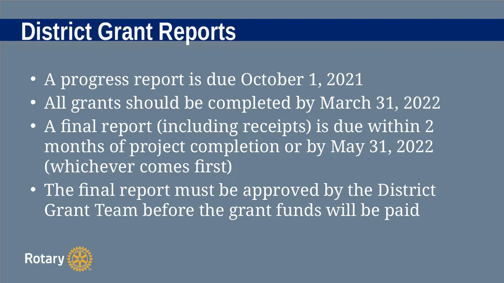 TITLE D6780 Grant Qualification & Management - slide 49 of 58