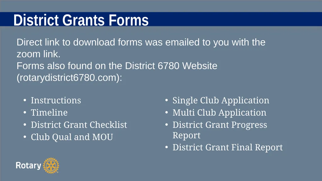 TITLE D6780 Grant Qualification & Management - slide 37 of 58