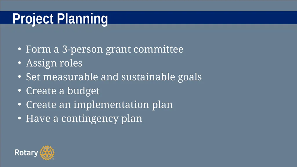 TITLE D6780 Grant Qualification & Management - slide 30 of 58