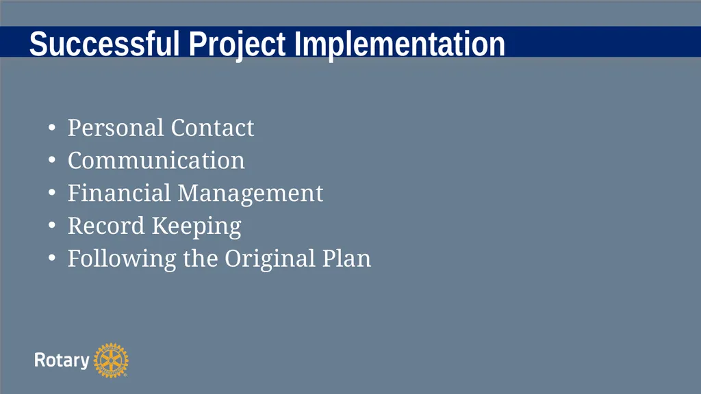 TITLE D6780 Grant Qualification & Management - slide 47 of 58