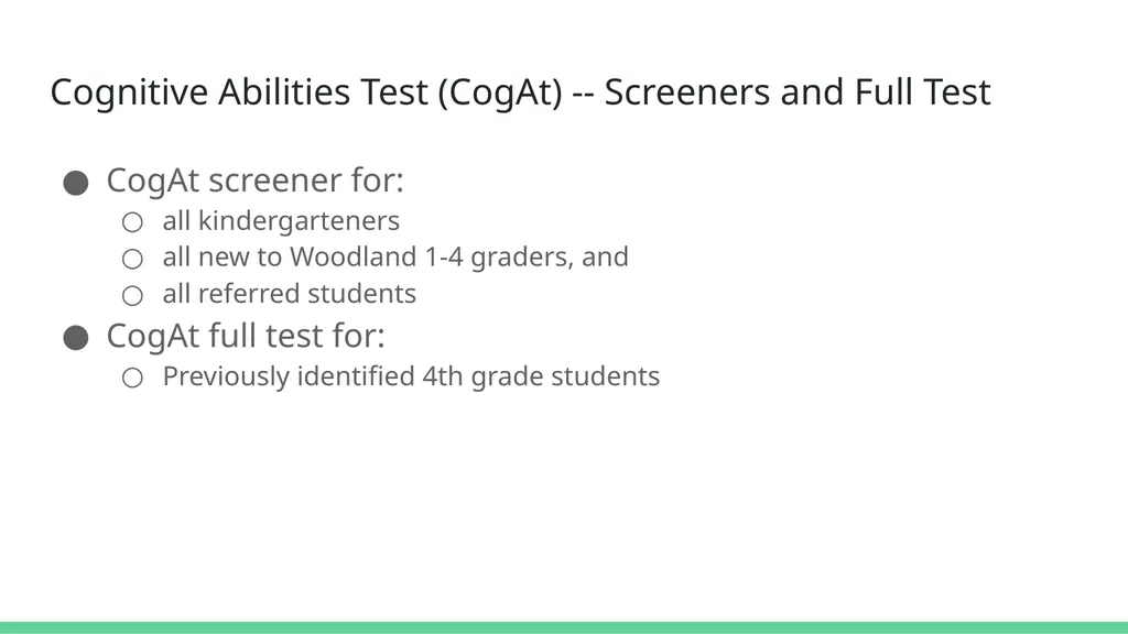 Woodland School District Highly Capable Program - slide 7 of 11