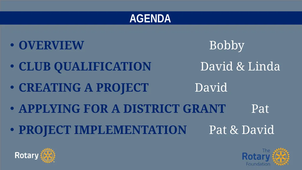 TITLE D6780 Grant Qualification & Management - slide 3 of 52