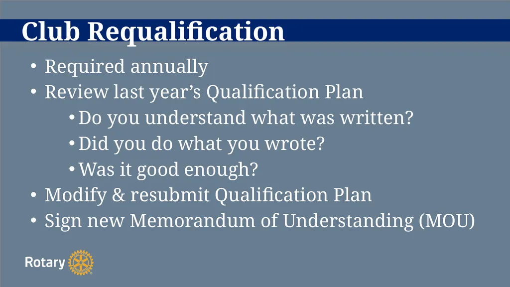 TITLE D6780 Grant Qualification & Management - slide 16 of 52