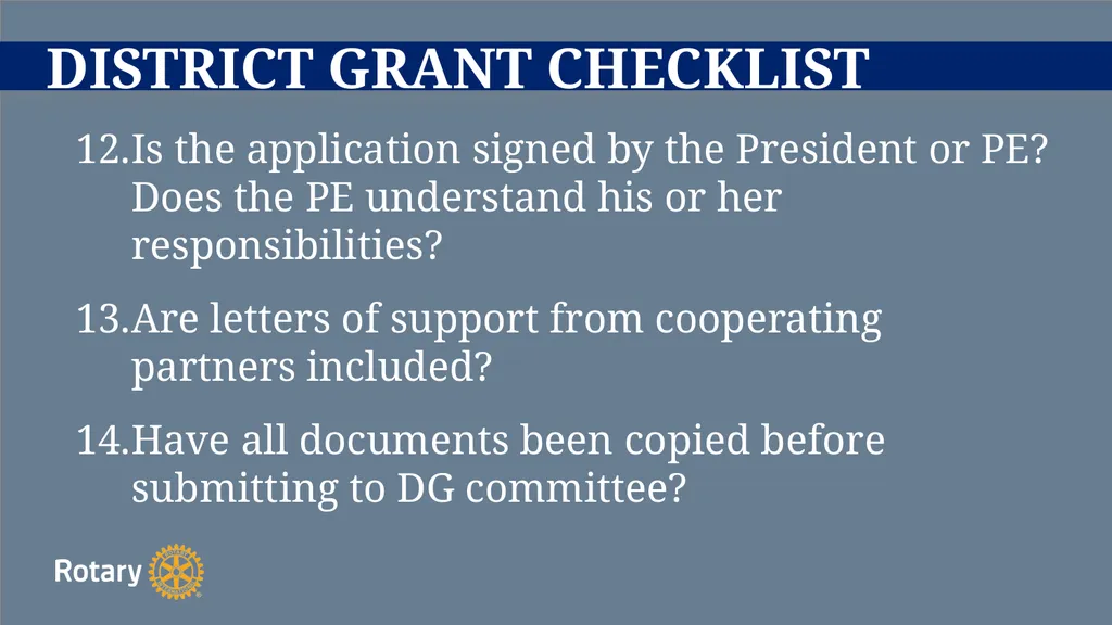 TITLE D6780 Grant Qualification & Management - slide 37 of 52