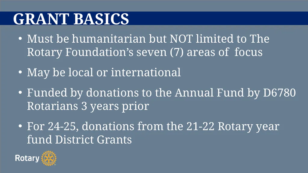 TITLE D6780 Grant Qualification & Management - slide 8 of 52