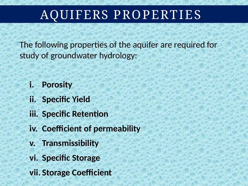 GROUND WATER DEFINITION OF GROUND WATER - slide 19 of 34