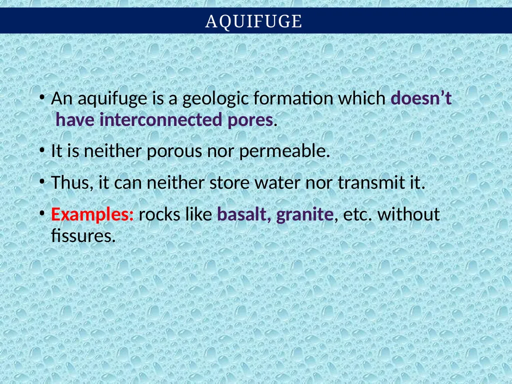 GROUND WATER DEFINITION OF GROUND WATER - slide 18 of 34