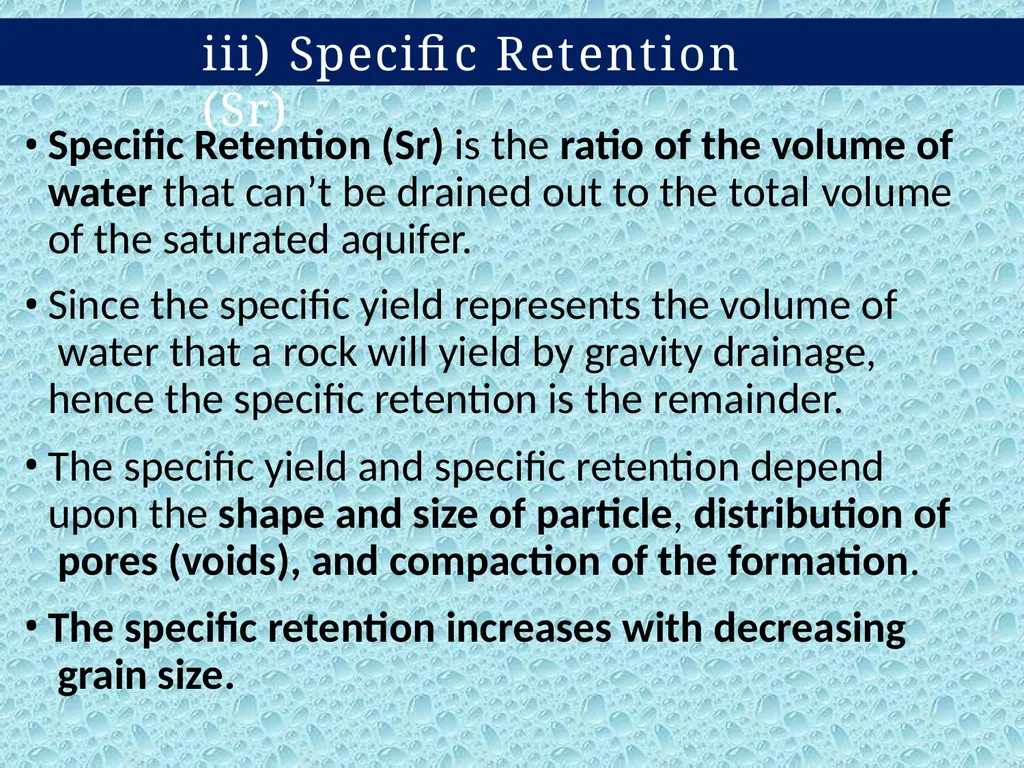 GROUND WATER DEFINITION OF GROUND WATER - slide 28 of 34
