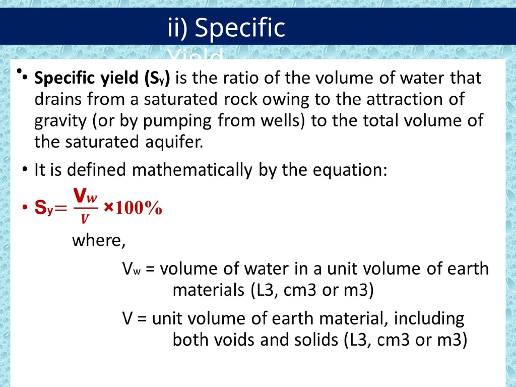 GROUND WATER DEFINITION OF GROUND WATER - slide 26 of 34