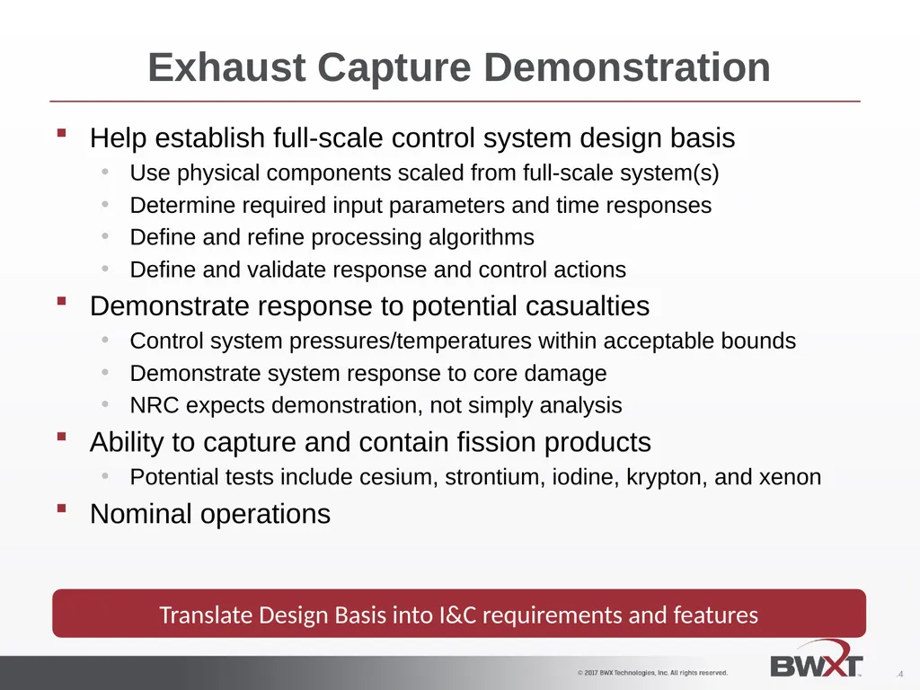 Ground Test Sub-Tasks Current 27 June 2017 BWXT – - slide 4 of 7