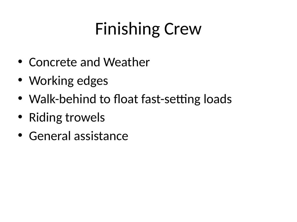 Planning for slab-on-ground placement Chapter 1 - slide 13 of 19