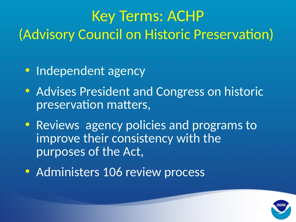 CHAPTER 9: State/Federal National Historic - slide 5 of 18