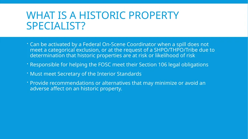 History 1997 Programmatic Agreement on Protection - slide 5 of 11