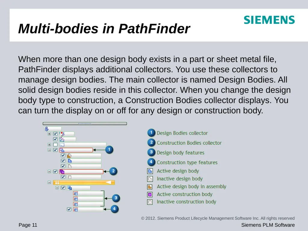 Solid Edge ST5 Training Multi-body modeling - slide 11 of 16