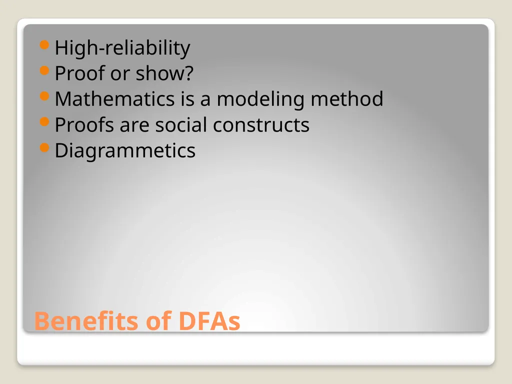 Finite States: Base Elements in a Computing - slide 5 of 18