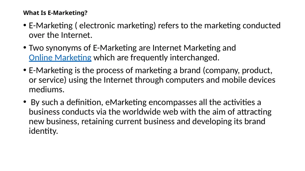 What is E-Commerce ? E-commerce is the buying and - slide 13 of 15