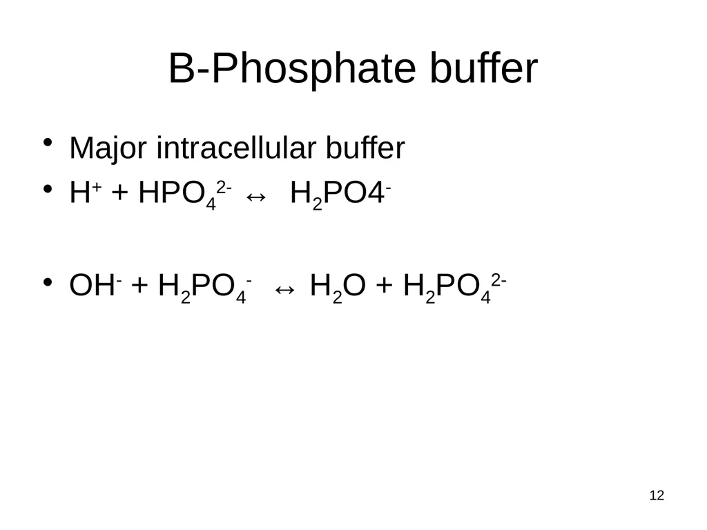 1 Acid and Base Balance and Imbalance 2 pH Review - slide 12 of 31
