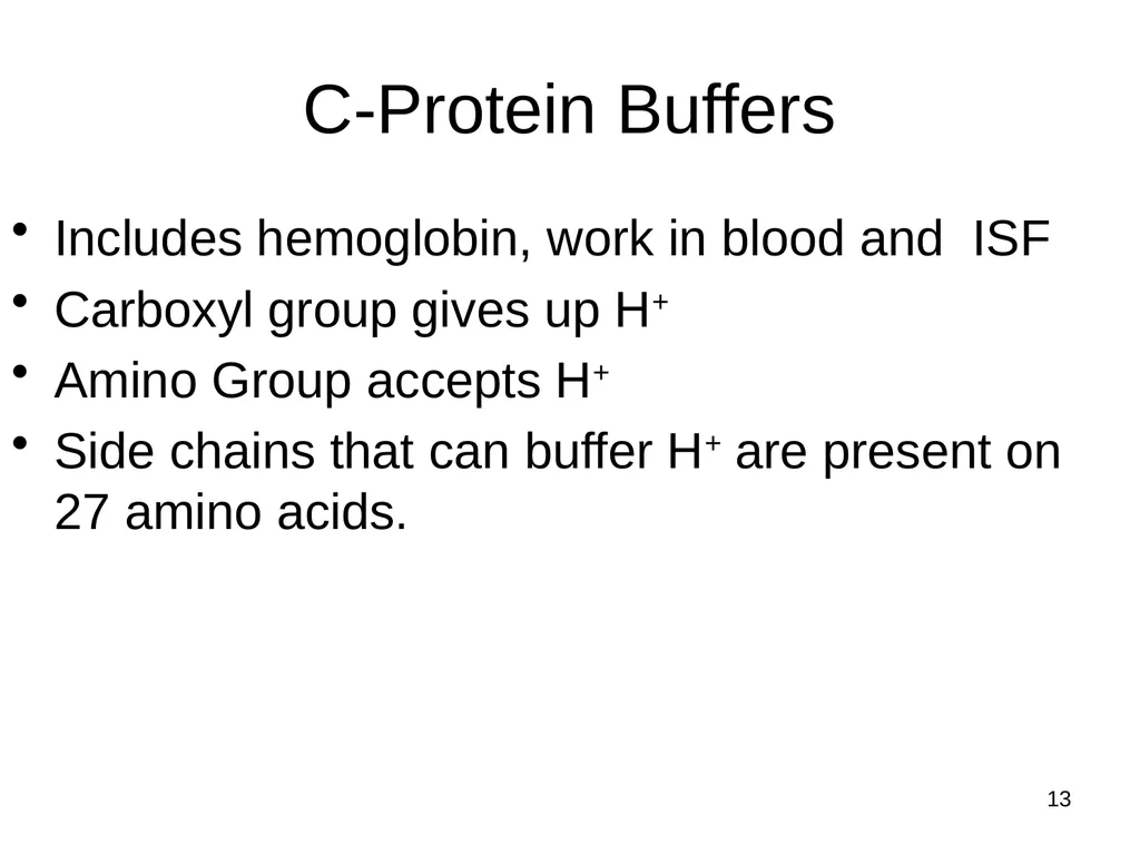 1 Acid and Base Balance and Imbalance 2 pH Review - slide 13 of 31
