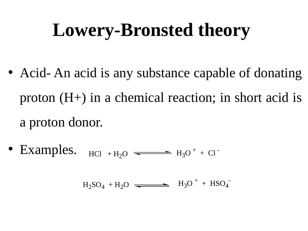 Acid, Base and Buffer Arrhenius Acid base theory - slide 5 of 36