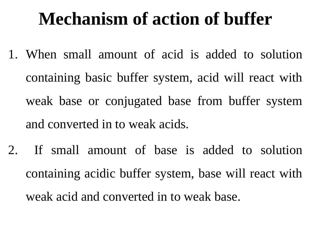Acid, Base and Buffer Arrhenius Acid base theory - slide 10 of 36