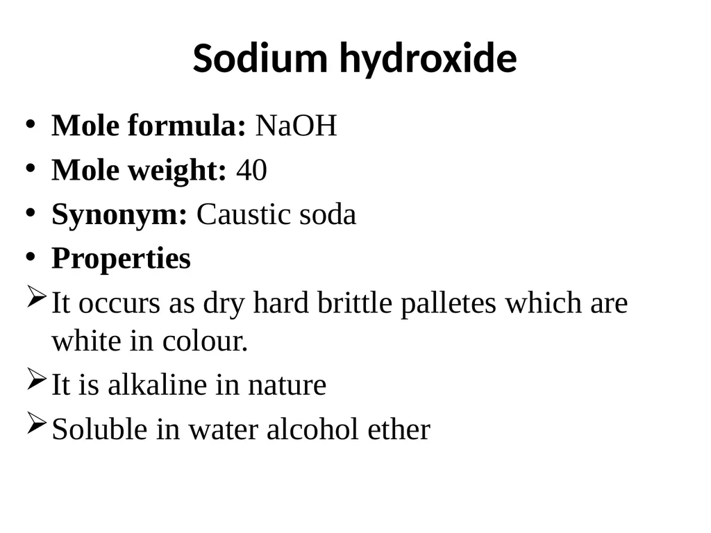 Acid, Base and Buffer Arrhenius Acid base theory - slide 23 of 36