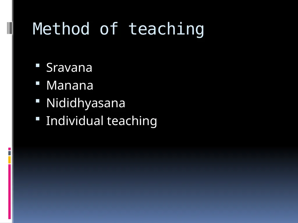 Education in ancient India History of Indian - slide 8 of 13
