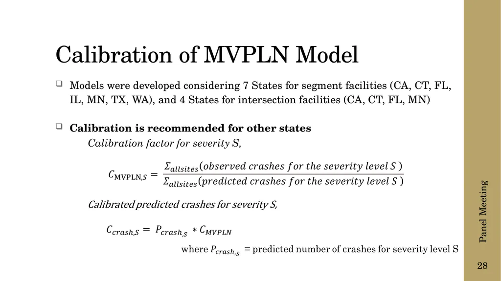 The following presentation is supplemental to - slide 28 of 43