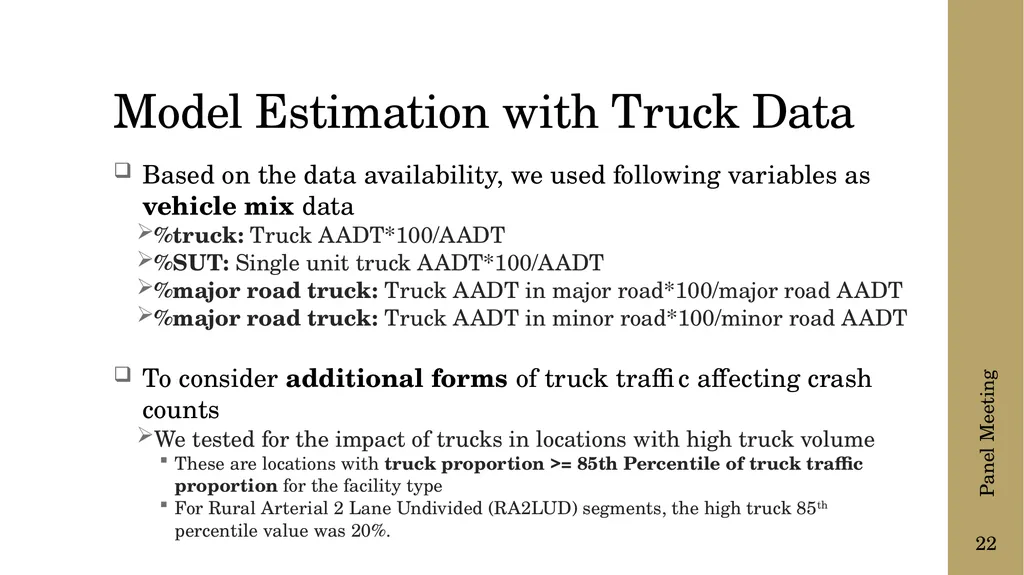 The following presentation is supplemental to - slide 22 of 43
