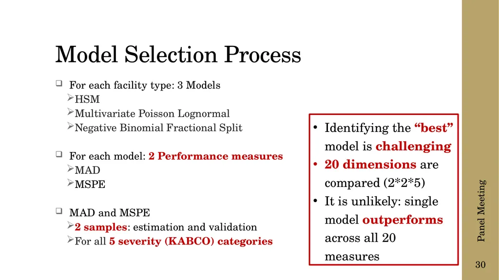 The following presentation is supplemental to - slide 30 of 43