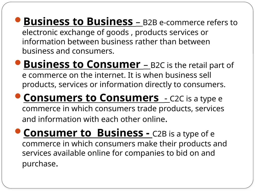 (BCA(603-N)) Introduction to E-commerce Content - slide 5 of 22