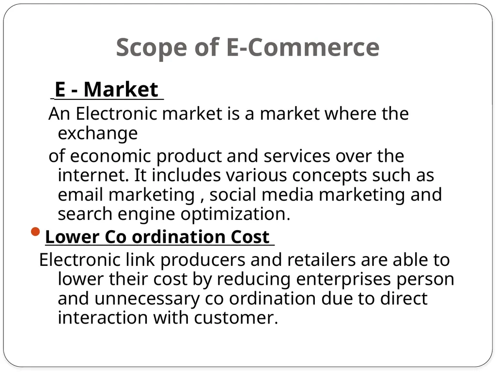 (BCA(603-N)) Introduction to E-commerce Content - slide 9 of 22