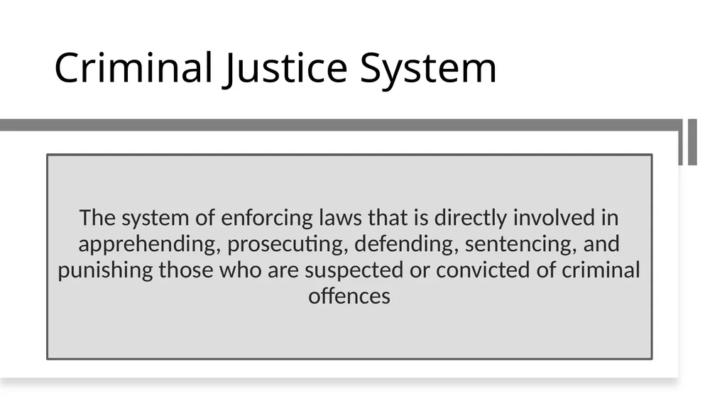 Criminal Justice System Identify state-specific - slide 6 of 30