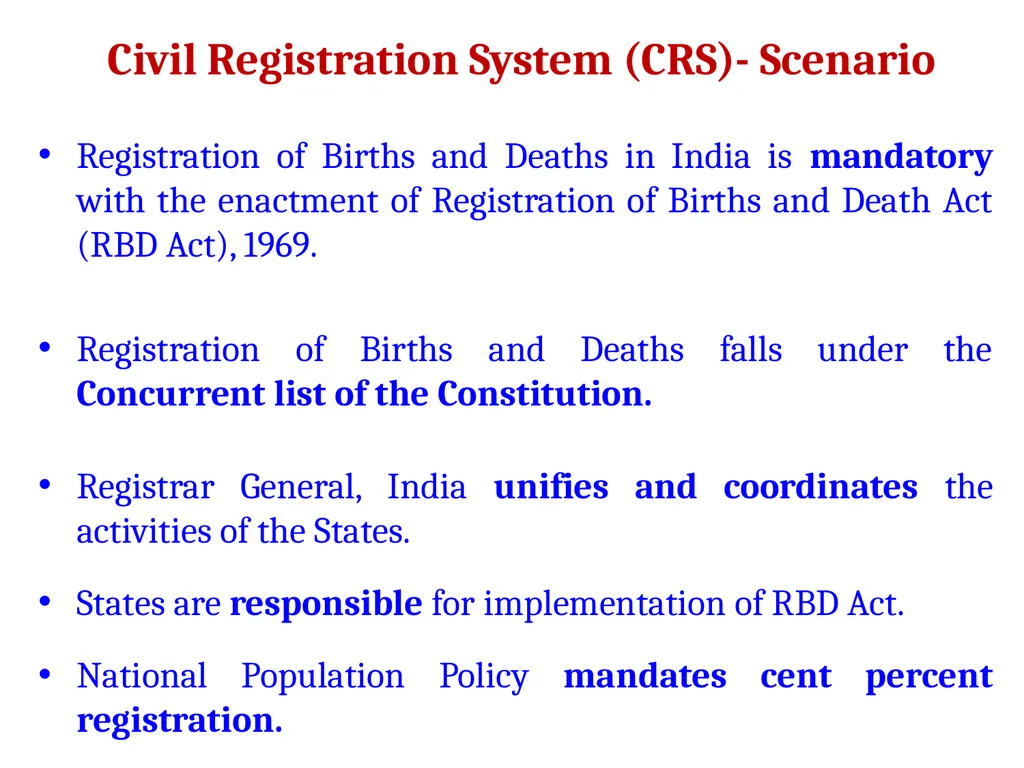 The Global Summit on CRVS Civil Registration - slide 9 of 66