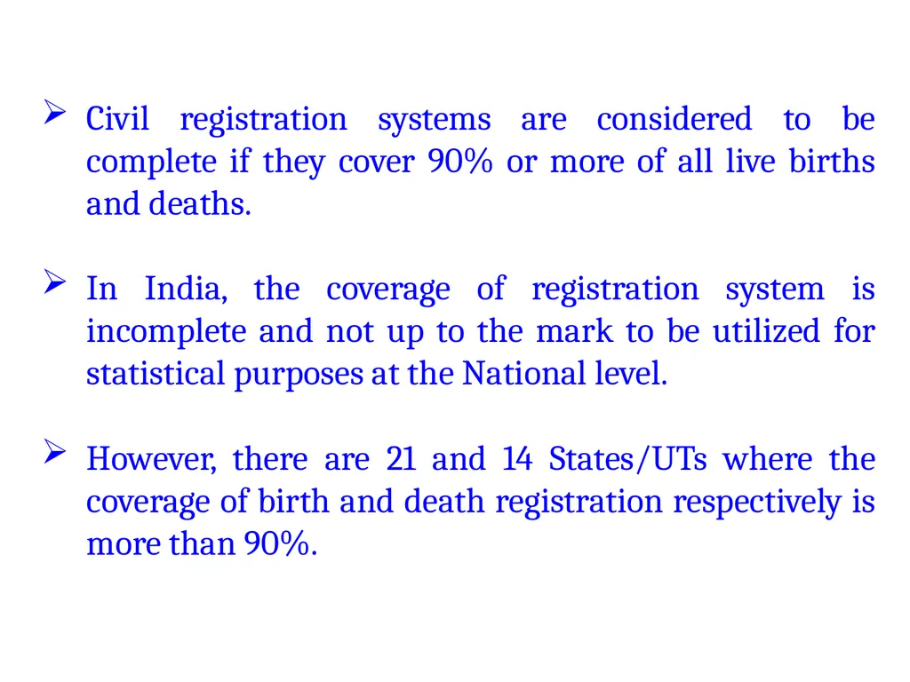The Global Summit on CRVS Civil Registration - slide 26 of 66