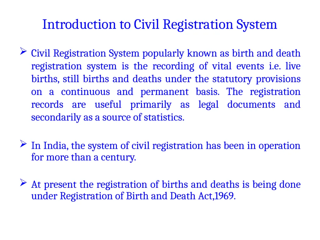 The Global Summit on CRVS Civil Registration - slide 4 of 66